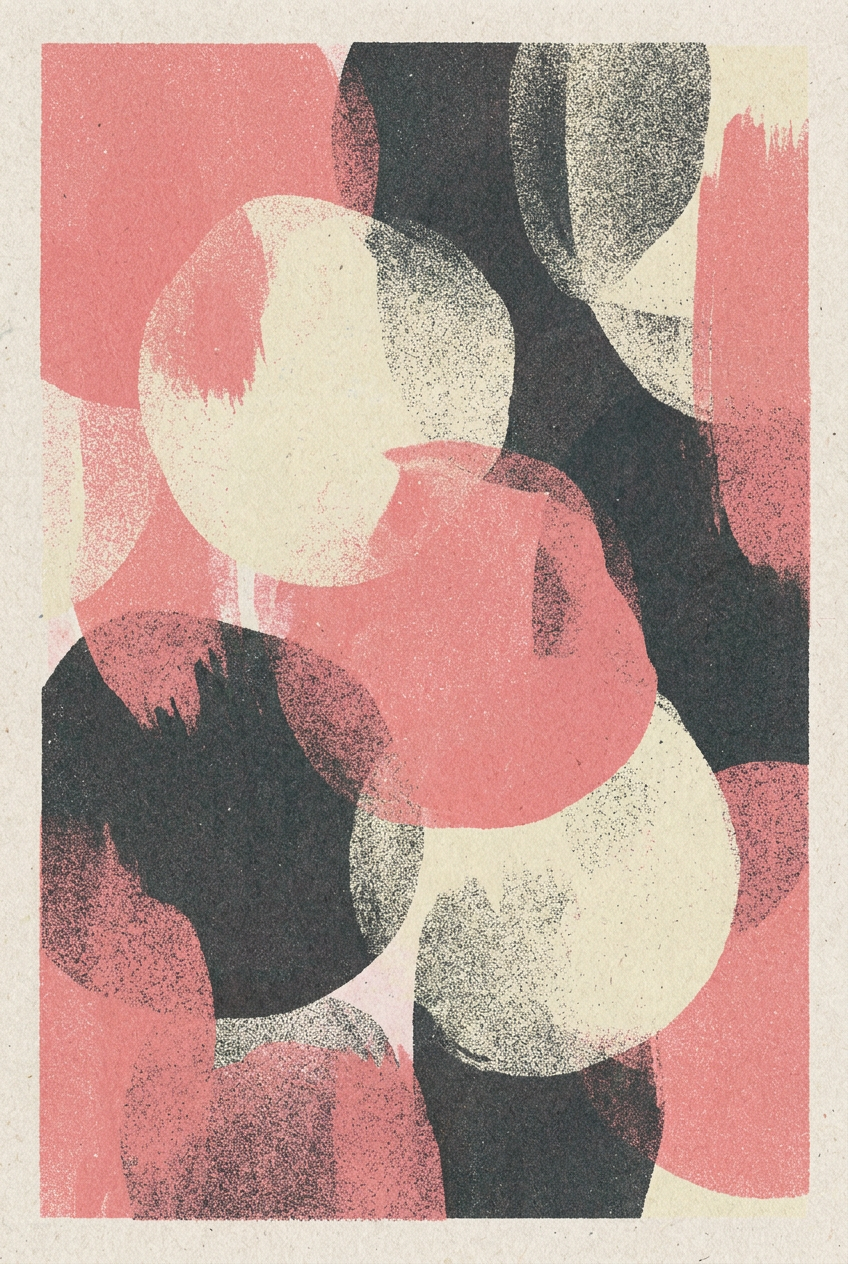Abstract art poster