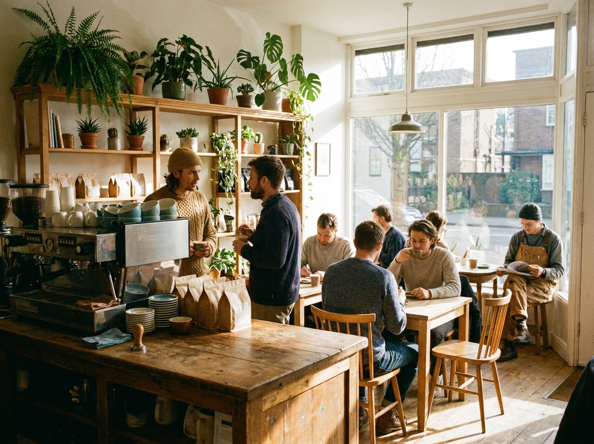 Coffee shop interior