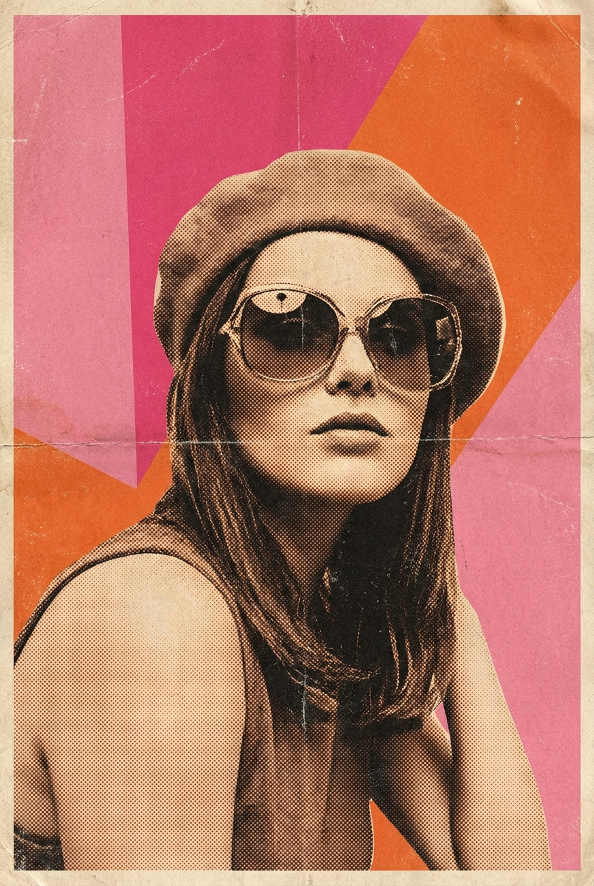 Magazine cover portrait